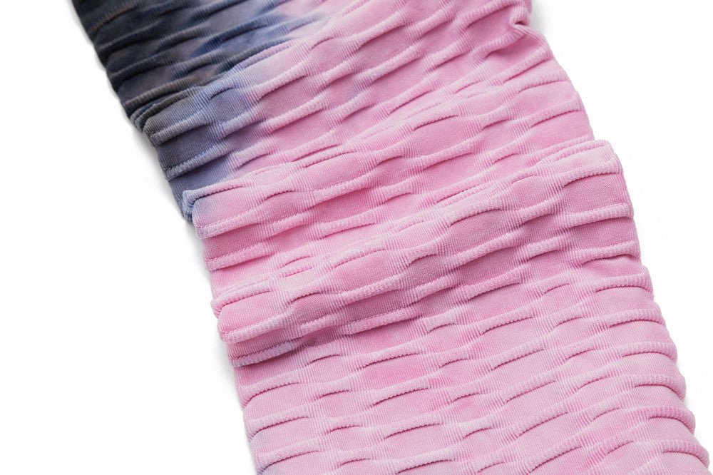 Yoga Jacquard Tie-Dye Yoga Clothes