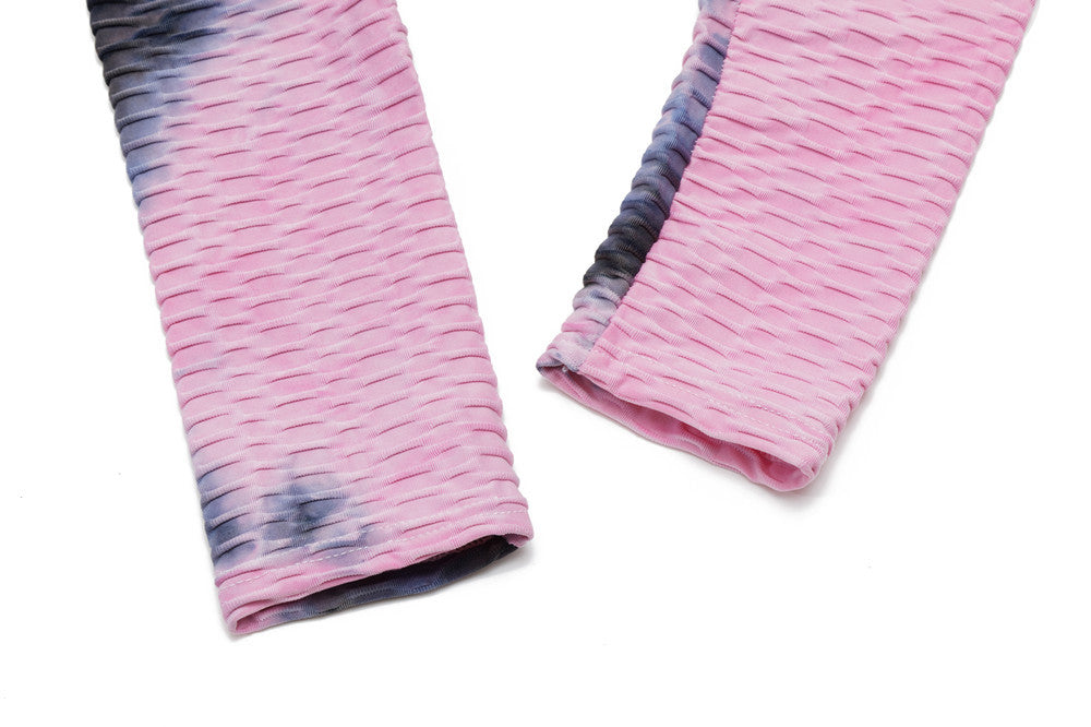 Yoga Jacquard Tie-Dye Yoga Clothes