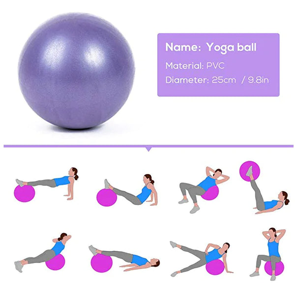 CoreBloom™ – 25CM Yoga Ball Set for Postnatal Recovery & Pilates